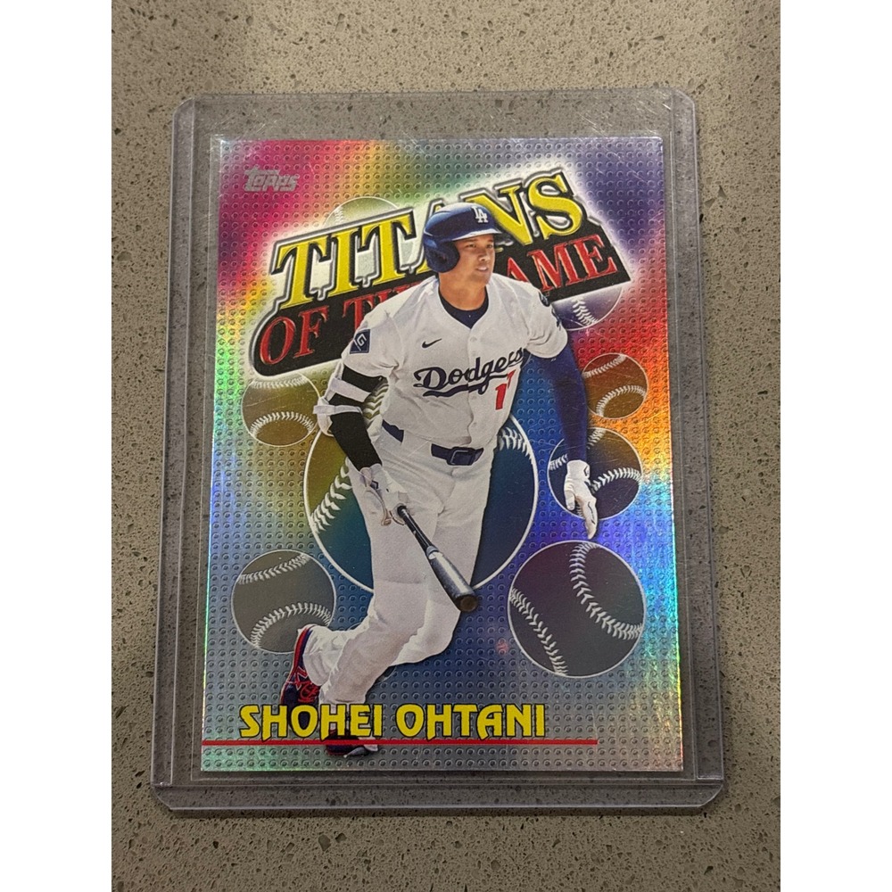 2026 Topps Titans of the Game Shohei Ohtani Dodgers Rainbow Foil Insert TOG-1